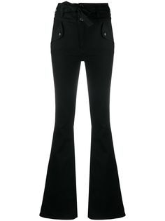 Veronica Beard расклешенные джинсы с завязками