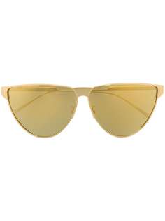 Bottega Veneta Eyewear солнцезащитные очки BV1070s в оправе кошачий глаз