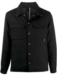 Low Brand куртка-рубашка с заостренным воротником