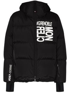 Moncler Grenoble пуховик с логотипом