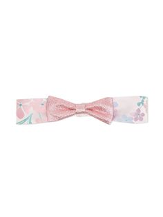 Hucklebones London повязка на голову с бантом и цветочным принтом