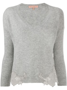 Ermanno Scervino кашемировый джемпер с V-образным вырезом