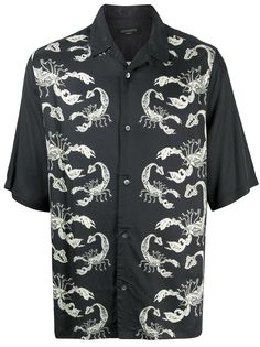 AllSaints рубашка Skorpio с короткими рукавами