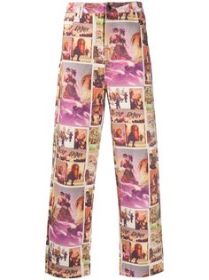 Daily Paper брюки с принтом