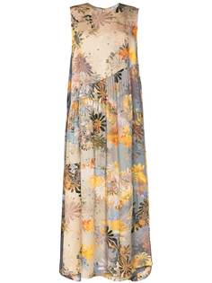 Collina Strada платье Ritual с цветочным принтом