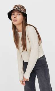 Stradivarius Укороченный Топ В Рубчик Женская Коллекция Цвет Камня Xs