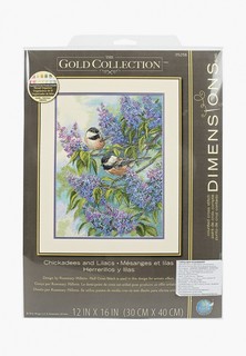 Набор для вышивания Dimensions "Синицы и сирень", 30х40 см