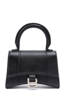 Сумка из черной кожи Horglass Mini Balenciaga
