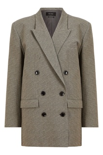 Серый двубортный жакет Oladim Isabel Marant