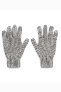 Серые перчатки из кашемира Bonpoint