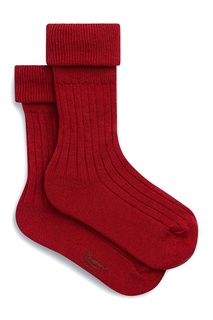 Красные носки из хлопка Bonpoint