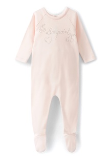 Светло-розовая хлопковая пижама Bonpoint