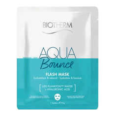 Тканевая маска для лица Увлажнение и Упругость Aqua Bounce Flash Mask Biotherm