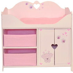 Кроватка-шкаф для кукол Paremo "Рони", стиль 2