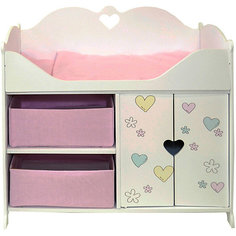 Кроватка-шкаф для кукол Paremo "Мимими" Крошка Мили