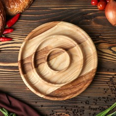 Тарелка-доска для подачи Доброе дерево