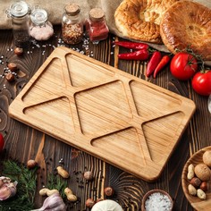 Блюдо-доска для подачи и нарезки Доброе дерево