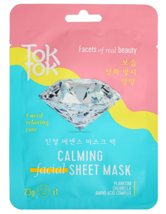 Domix, Успокаивающая тканевая маска для лица Calming Facial Sheet Mask, 23 г Tok Tok
