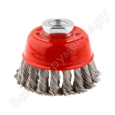 Щетка проволочная чашечная inox (80 мм; м14) graphite 57h582