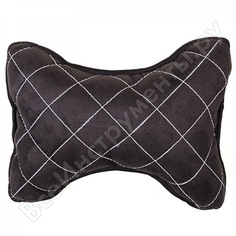 Подушка на подголовник skyway expensiv алькантара черная s08003001