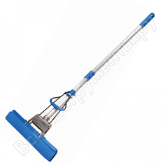 Самоотжимная швабра york роликовый отжим, насадка pva 27 см, телескопический черенок 65-120 см top 604573