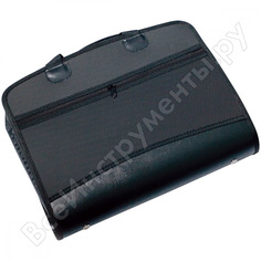 Пластиковая портфель-папка а4+ 375x305x60 мм, бизнес-класс, 4 отделения, 2 кармана brauberg 225169