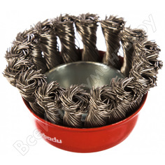 Щетка чашечная (65 мм; м14х2; нержавеющая жгутовая проволока 0.5 мм) профоснастка 20802001