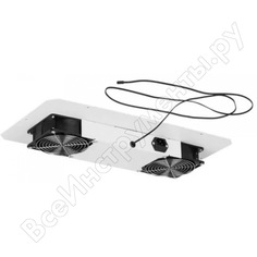 Вентиляторный блок tlk, 2 вентилятора с терморегулятором и датчиком, gy tlк-fan2-term-f-gy