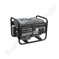 Бензиновый генератор carver ppg - 3600а 01.020.00011