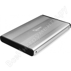 Внешний корпус gembird 2.5" usb 2.0 sata металл серебро ee2-u2s-5-s