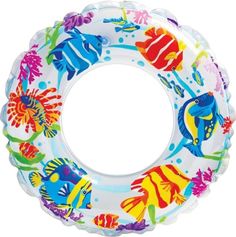 Надувной круг Intex Рифы океана, белый, 61 см