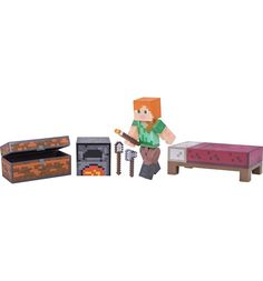 Игровой набор Jazwares Minecraft Алекс с набором для выживания