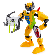 Трансформер Robotron Робот-конструктор, желтый/синий/зеленый