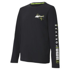 Детская футболка с длинным рукавом Alpha Longsleeve Tee Puma