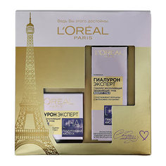 Набор подарочный женский LOREAL ГИАЛУРОН ЭКСПЕРТ крем для лица дневной 50 мл, крем для кожи вокруг глаз 15 мл L'Oreal