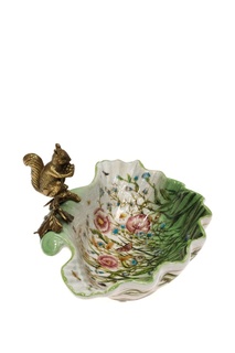 Блюдо с белкой 22x14x10 см ГЛАСАР