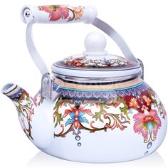 Чайник эмалированный Mayer&Boch Узор 27979, 2.5 л