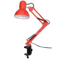 Светильник настольный на струбцине Lofter МТ-406C-red, E27, красный