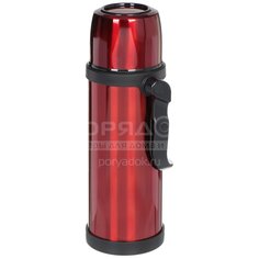 Термос из нержавеющей стали Daniks KD-9216-burg красный с узким горлом, 1.8 л