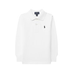 Хлопковое поло с длинными рукавами Polo Ralph Lauren