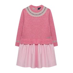 Платье из шерсти и хлопка Polo Ralph Lauren
