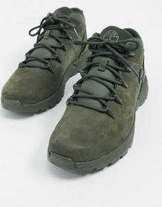 Зеленые ботинки Timberland euro sprint trekker-Зеленый