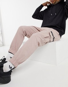 Розовые брюки-карго ASOS Dark Future-Розовый