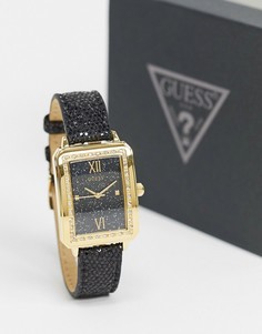 Часы с квадратным циферблатом Guess-Черный