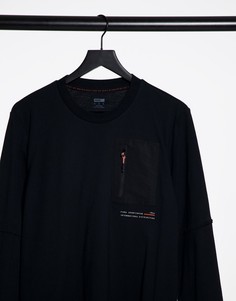 Черный лонгслив Puma Interstellar