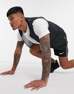 Черный многослойный жилет с технологией aerolayer Nike Running Essentials-Черный цвет