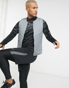 Серый многослойный жилет с технологией aerolayer Nike Running Essentials