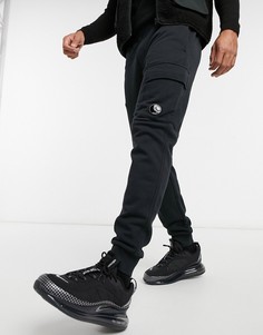 Черные спортивные брюки с линзой в армейском стиле C.P. Company-Черный