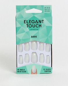 Накладные ногти Elegant Touch Totally Bare Coffin-Очистить