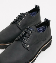 Ботинки для широкой стопы на массивной подошве со шнуровкой Original Penguin-Черный